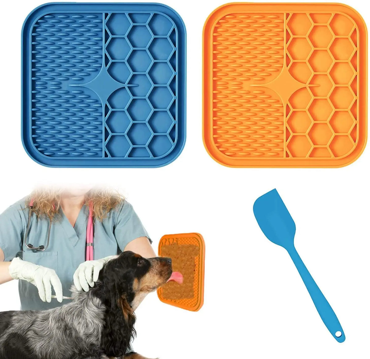 Tapete de Lambedura Pet Antiestresse - Silicone para Cães e Gatos