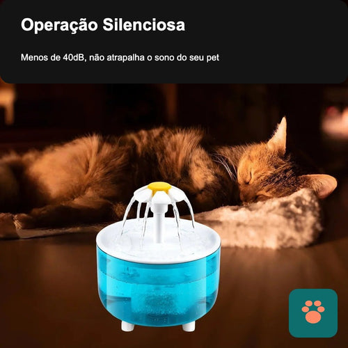 Bebedouro Inteligente com Filtro — Água Sempre Fresca para o Seu Pet