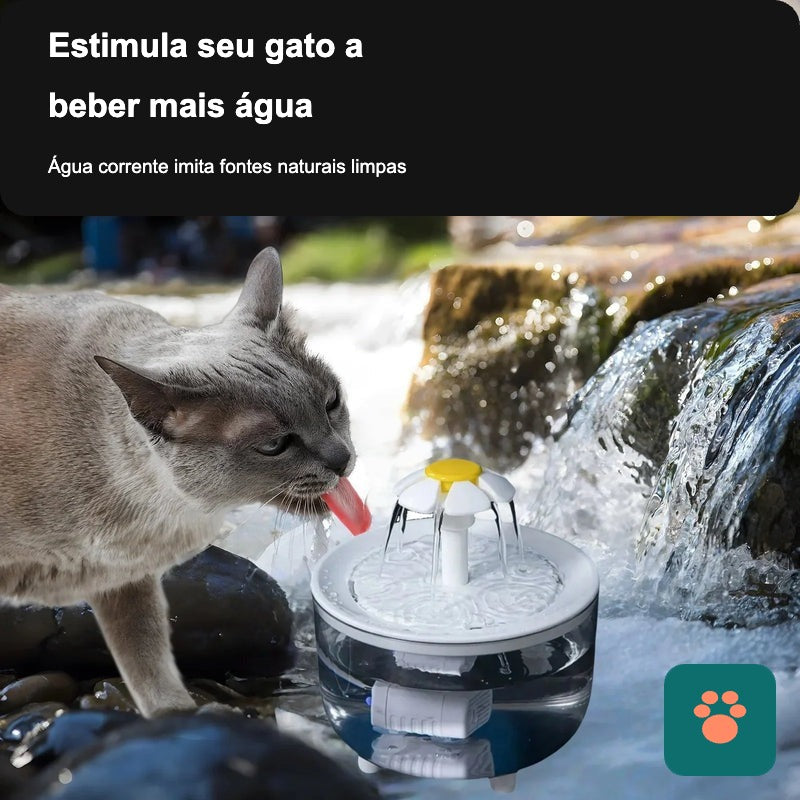 Bebedouro Inteligente com Filtro — Água Sempre Fresca para o Seu Pet