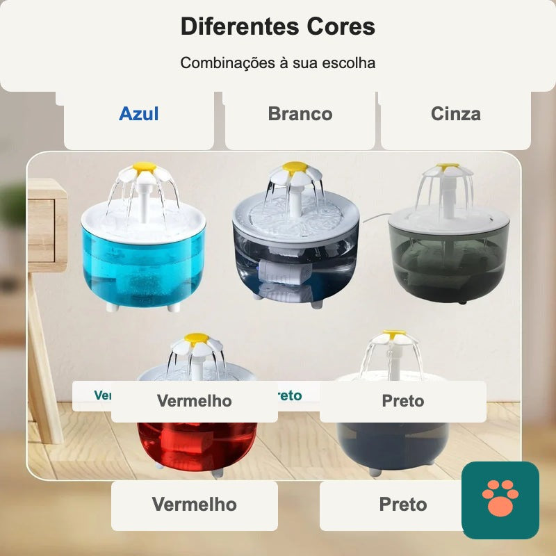 Bebedouro Inteligente com Filtro — Água Sempre Fresca para o Seu Pet