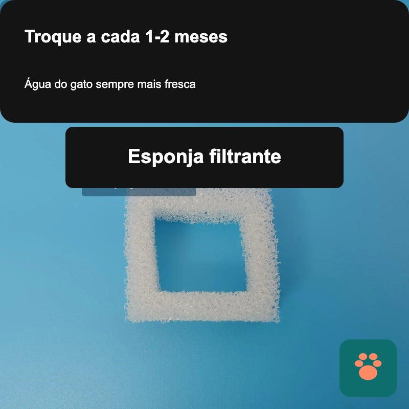 Bebedouro Inteligente com Filtro — Água Sempre Fresca para o Seu Pet